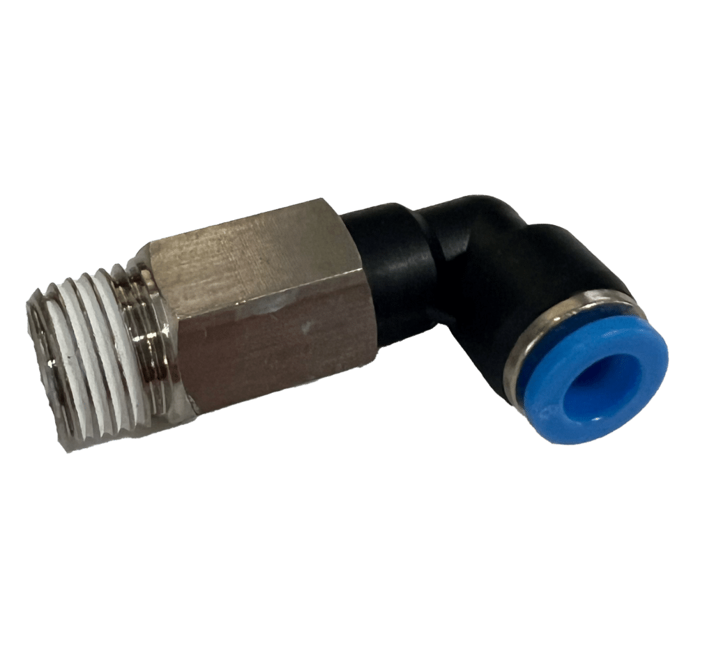 Pneumatic Push In Air Fittings Long Male Elbow Mm Hose Bsp R