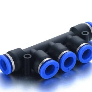 Pneumatic Push In Air Fittings - Reducer Triple 10mm to 6mm