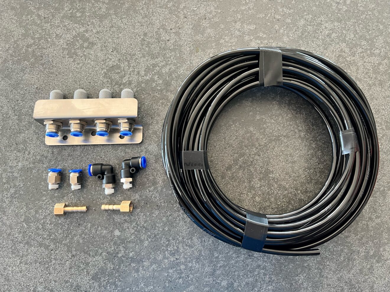 Diff Breather Kit 4 point Ford Ranger , BT50 and Iveco Daily.(Front and