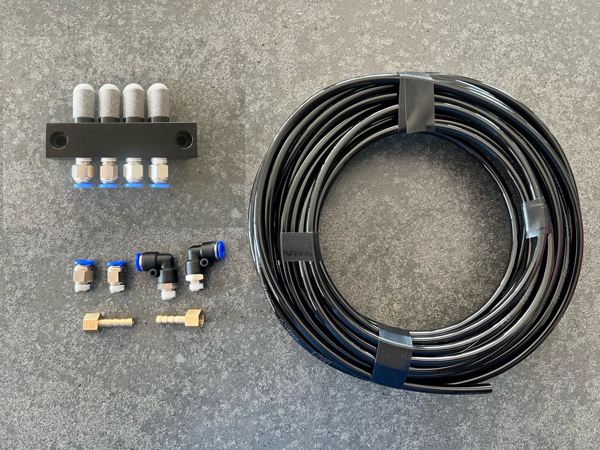 PRO Diff Breather Kit 4 point.(Front and Rear Diff, Transfer case