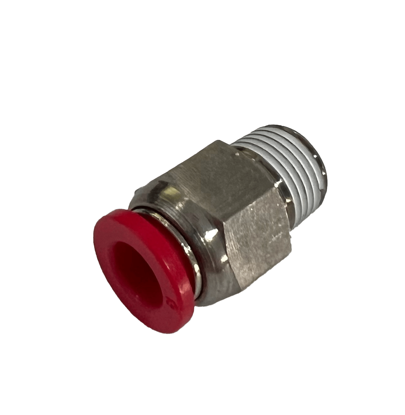 Pneumatic Push In Air Fittings Male Connector 6mm hose RED 1/8 BSP