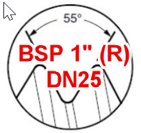 1" BSP DN25