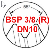 3/8 BSP DN10