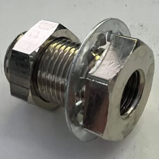 Pneumatic Push In Air Fittings NPB - Bulkhead Union Straight 1/4 BSP G ID and 1/2 BSP G OD