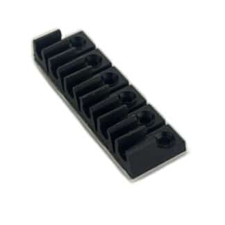 PP Tube Clip – Tube Tidy 4mm 5/32 Single Row Self Adhesive or Screw 9 Tubes