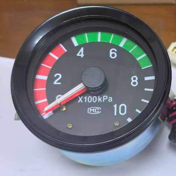 Dual needle black face air gauge 78 mm 1000KPA