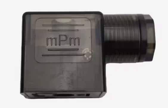 Solenoid Plug DIN 43650 Form A (EN 175301-803) Solenoid Valve Connector – 3 Pin – 18 mm