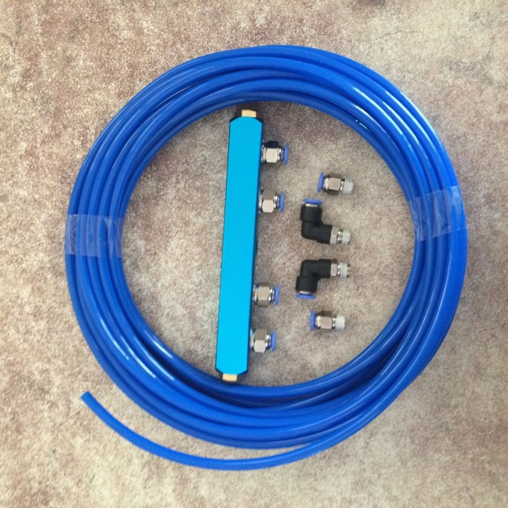 Diff Breather Kit 4 point Ford Ranger , BT50 and Iveco Daily.(Front and